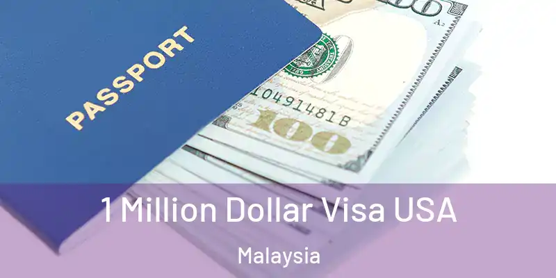  1 Million Dollar Visa USA Malaysia